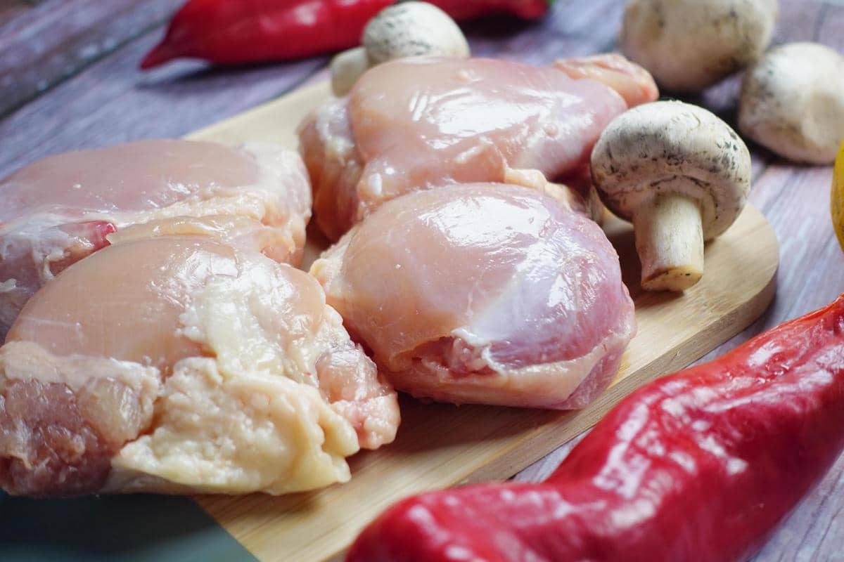 ilustrasi paha ayam filet