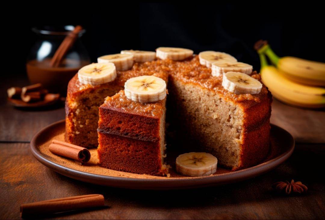 ilustrasi banana bread gluten free
