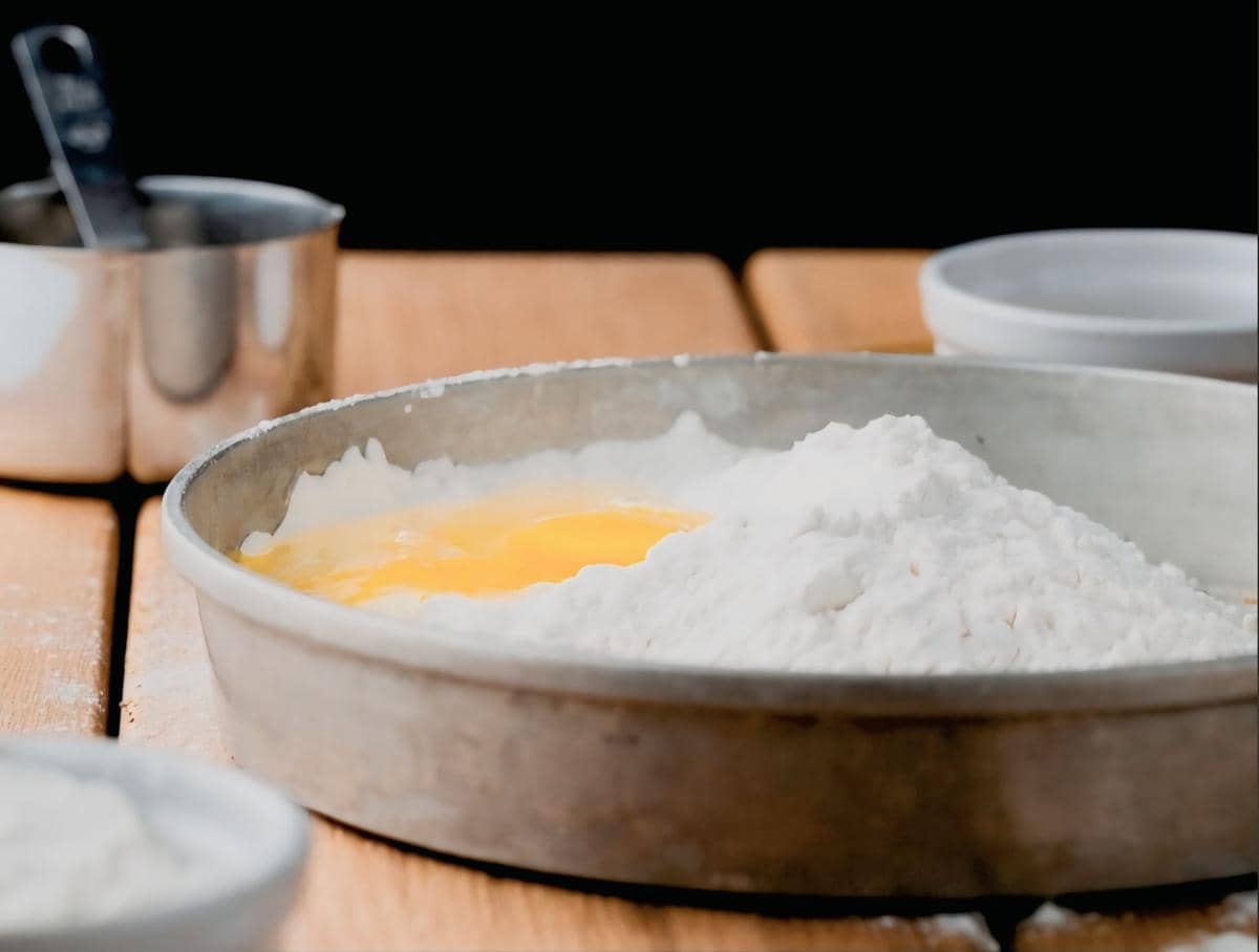 ilustrasi bahan siap diadon