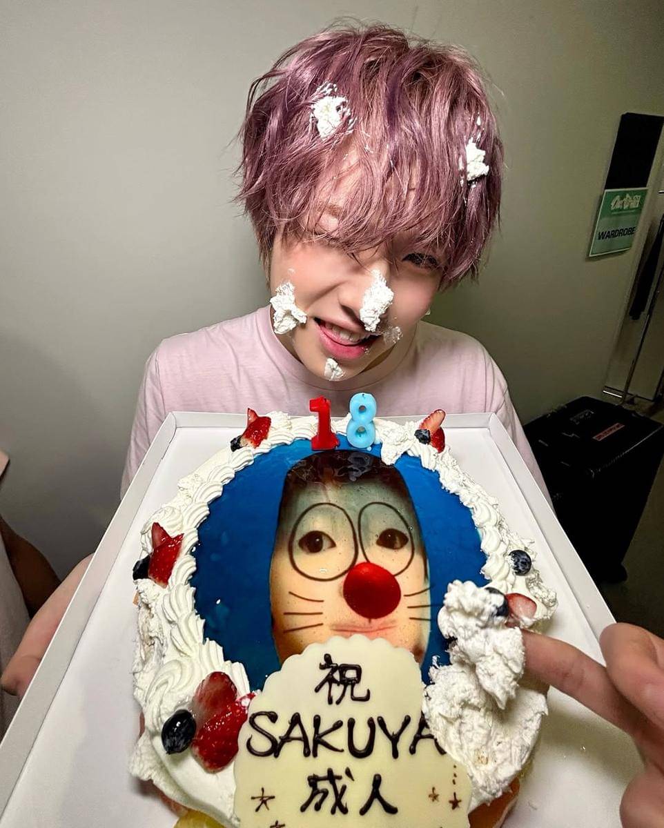 potret ulang tahun Sakuya NCT WISH
