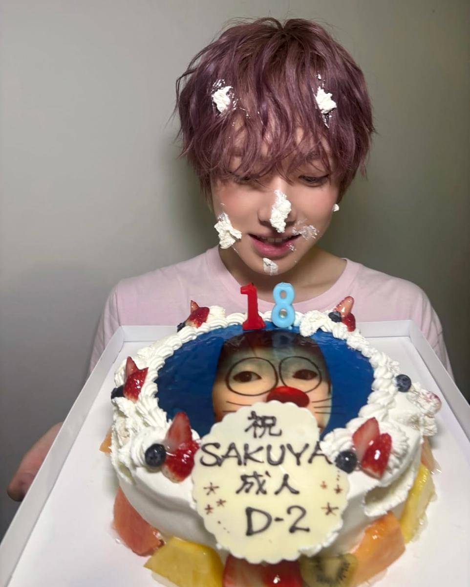 potret ulang tahun Sakuya NCT WISH
