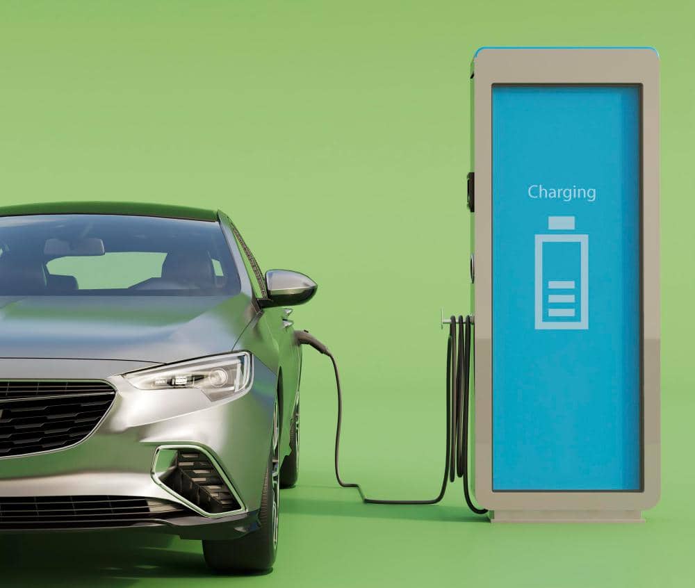  mengisi baterai mobil listrik