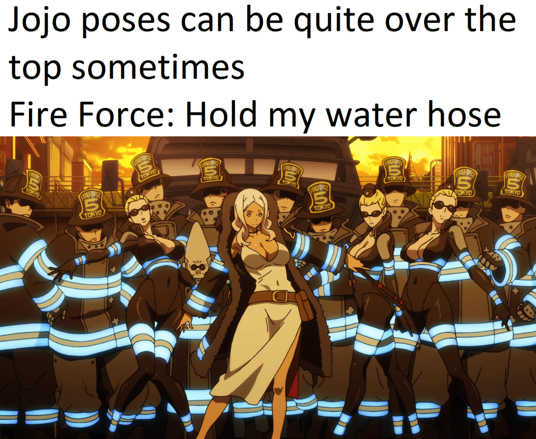 meme anime tentang pose