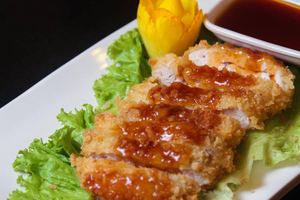 ilustrasi chicken katsu gluten free