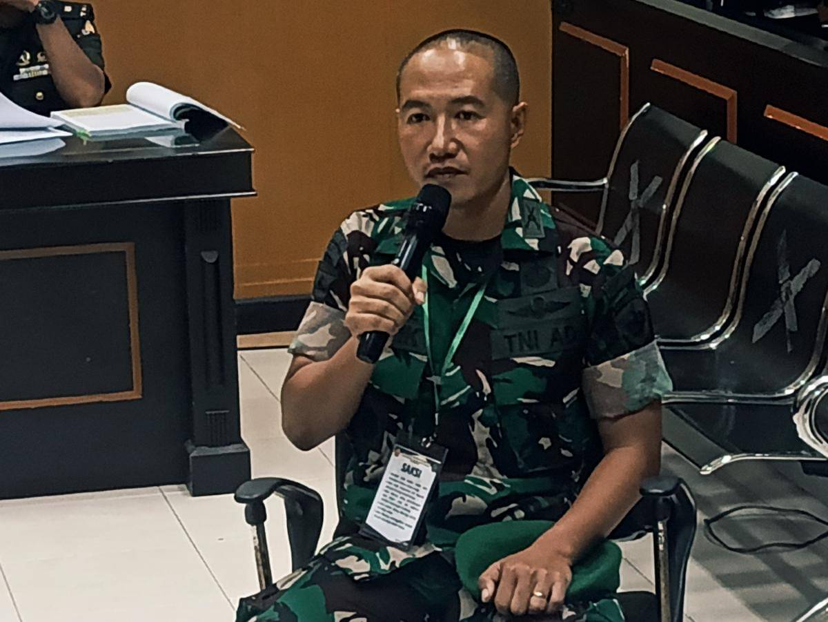 Komandan Batalion Letkol Inf Justik Hadinata dari Prada Lucky diperiksa sebagai saksi. (IDN Times/Putra Bali Mula)