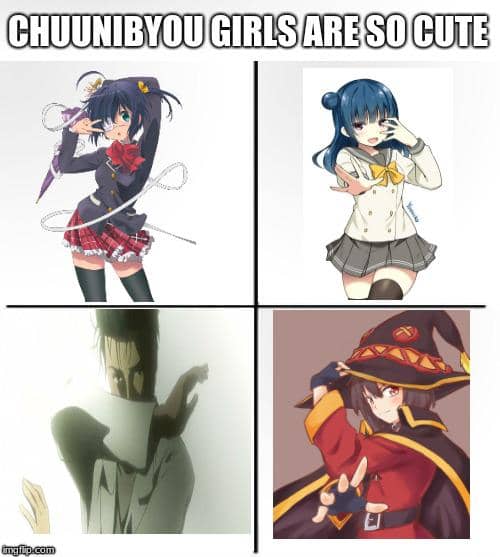 meme anime tentang pose