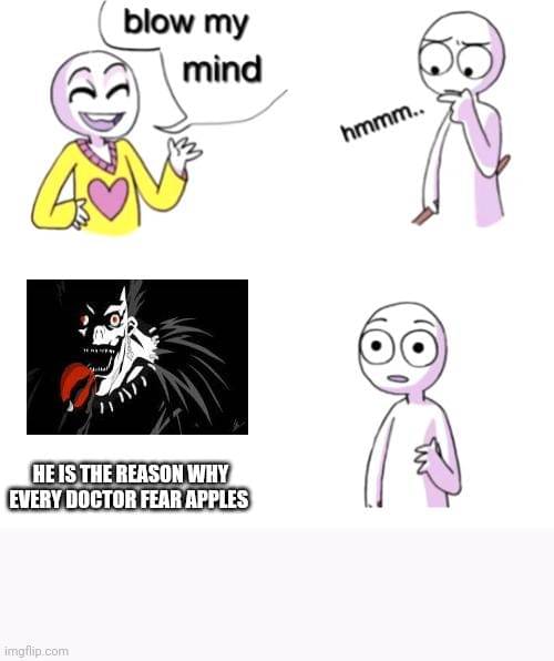 meme anime tentang apel