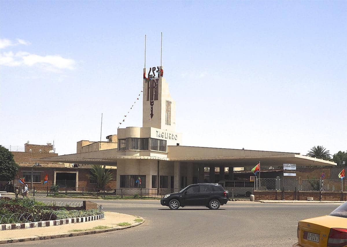 bangunan Fiat Tagliero di Asmara