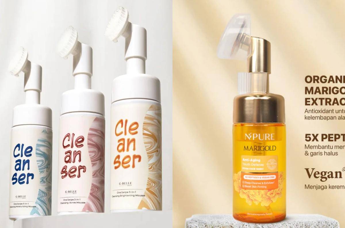 Facial foam GBELLE dan NPURE 