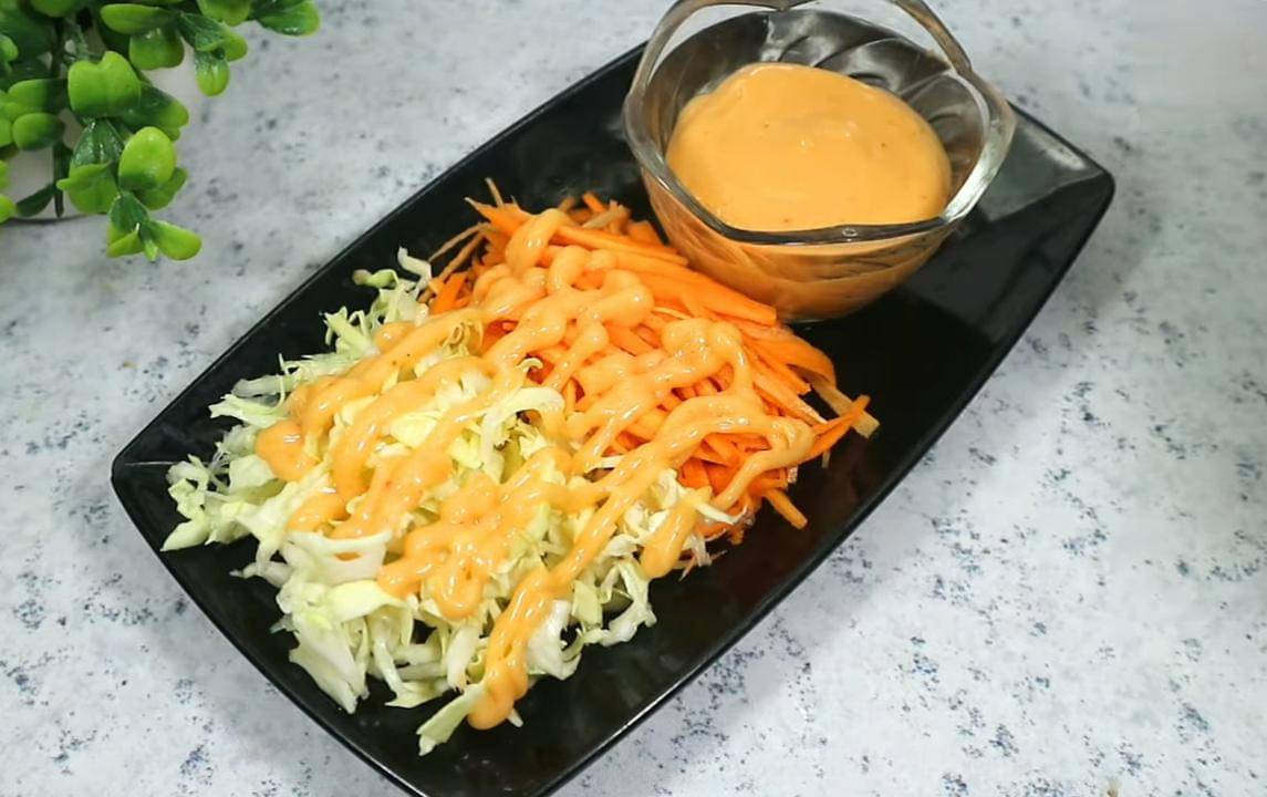 ilustrasi salad Hokben homemade 