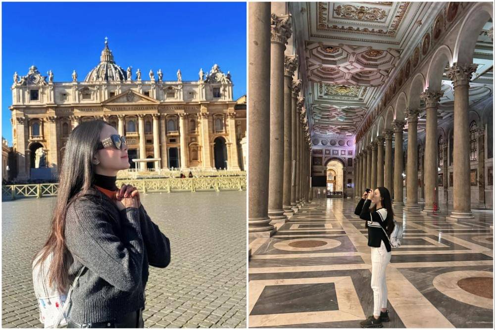 Potret Natasha Wilona ke Italia