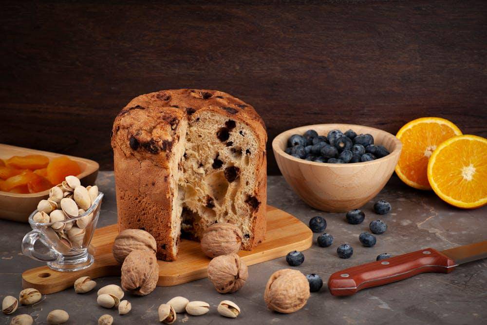 ilustrasi roti panettone