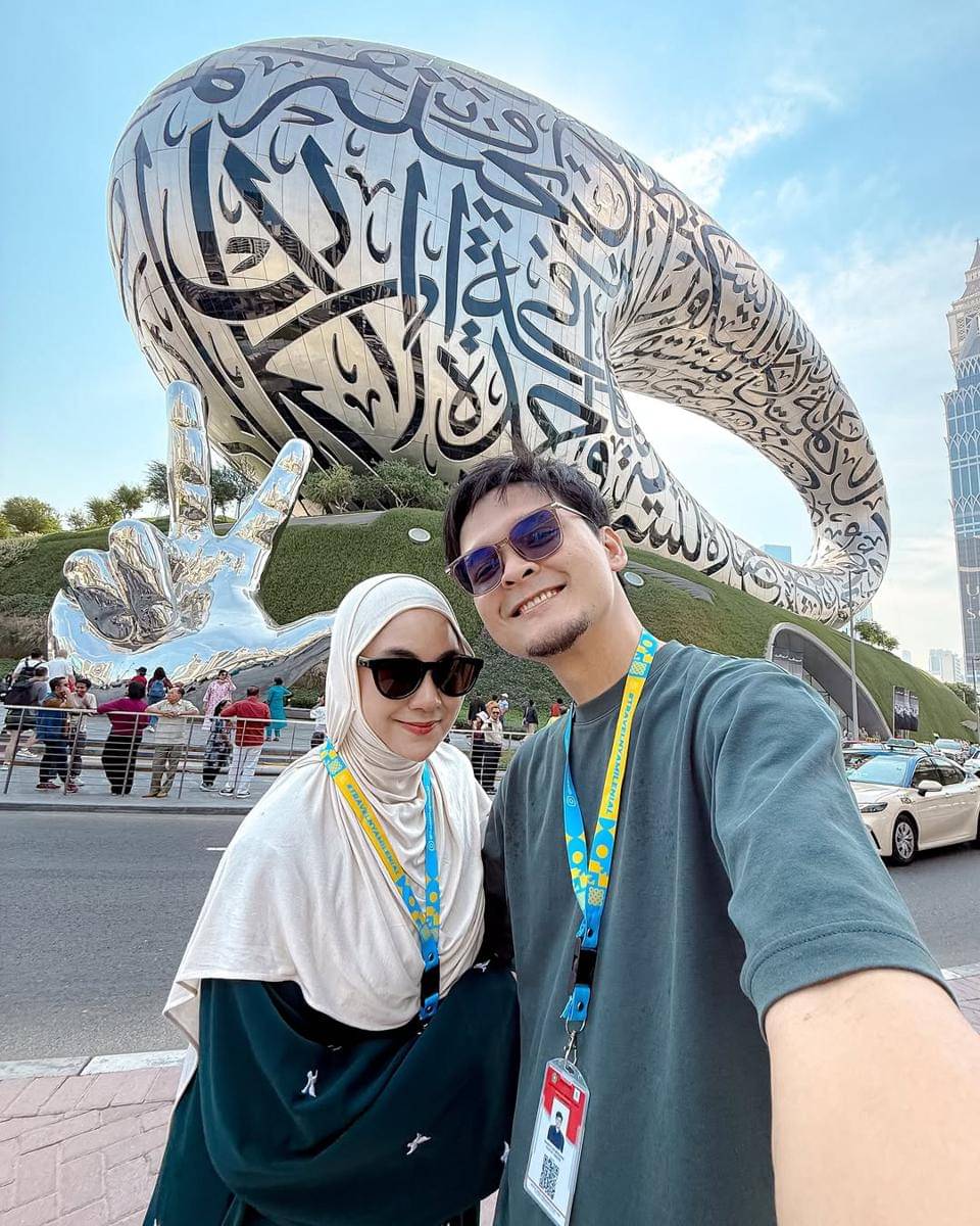 potret Anisa Rahma dan Dito jalan-jalan di Dubai