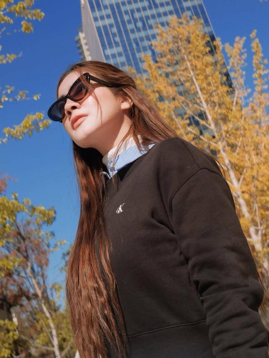 Potret Felicya Angelista liburan akhir musim gugur di Jepang