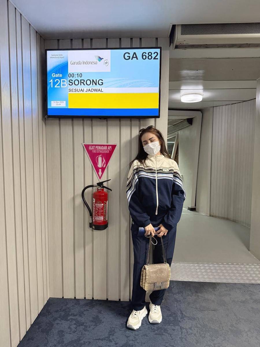 potret Momo eks Geisha saat di Fakfak