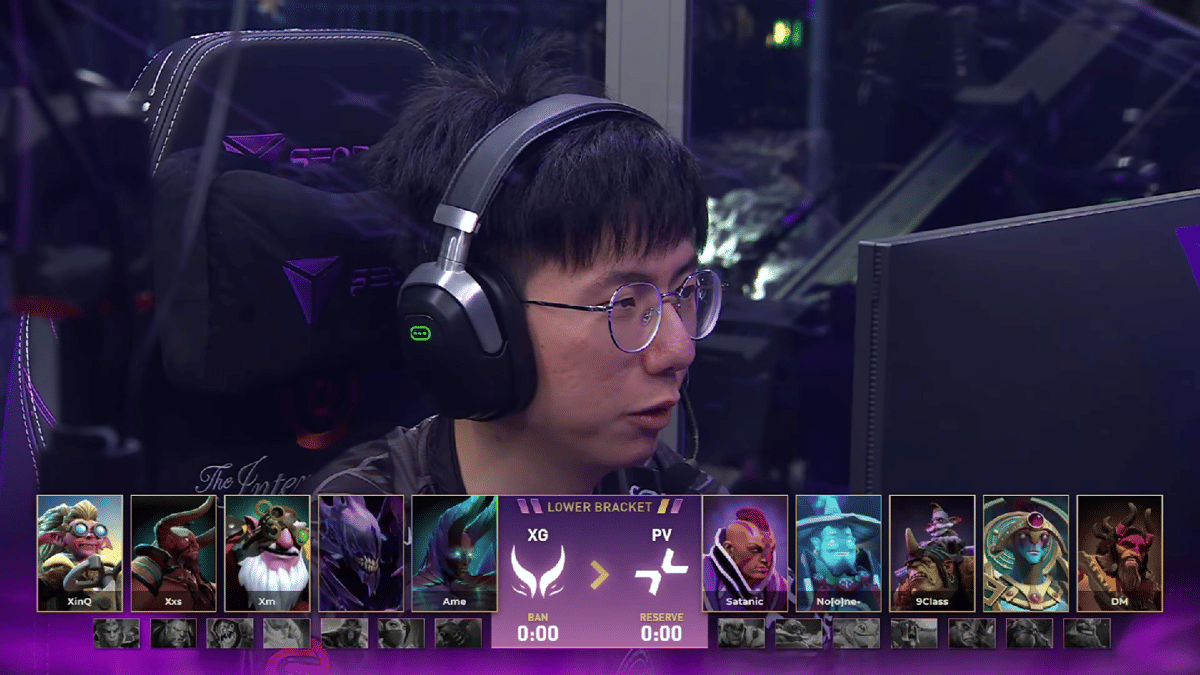 cuplikan draft pick pada Lower Bracket Finals The International 2025