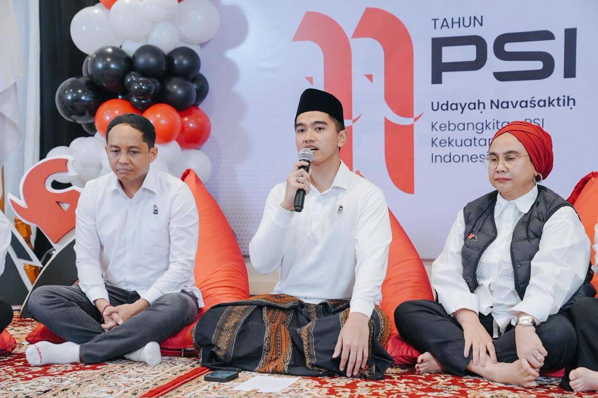 Ketua Umum PSI, Kaesang Pangarep