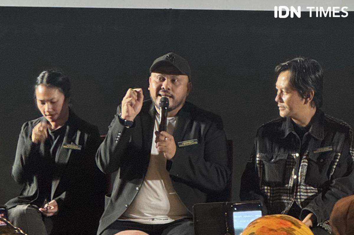 jajaran tim produksi film Legenda kelam Malin Kundang pada Senin (17/11/2025)