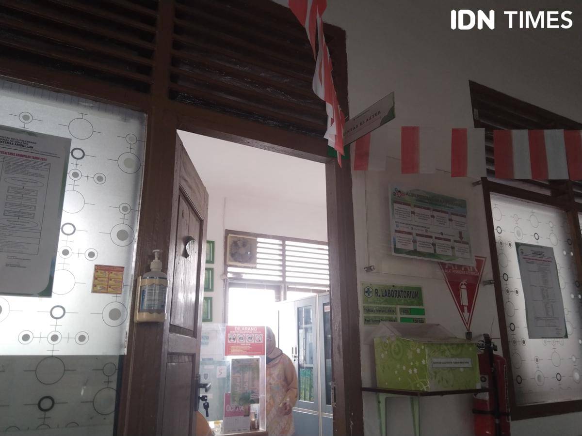 Situasi Puskesmas Ariodillah Palembang.