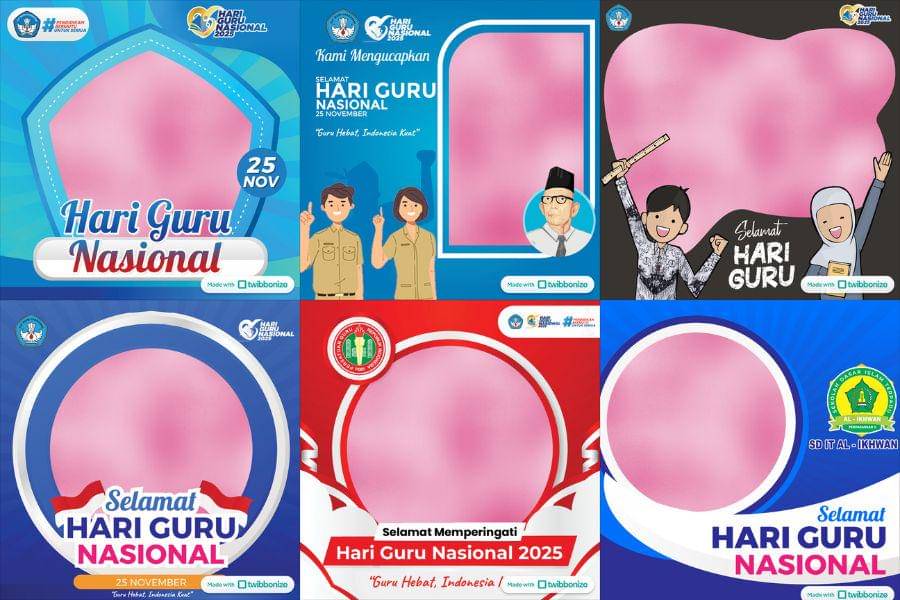 twibbon hari guru nasional 2025