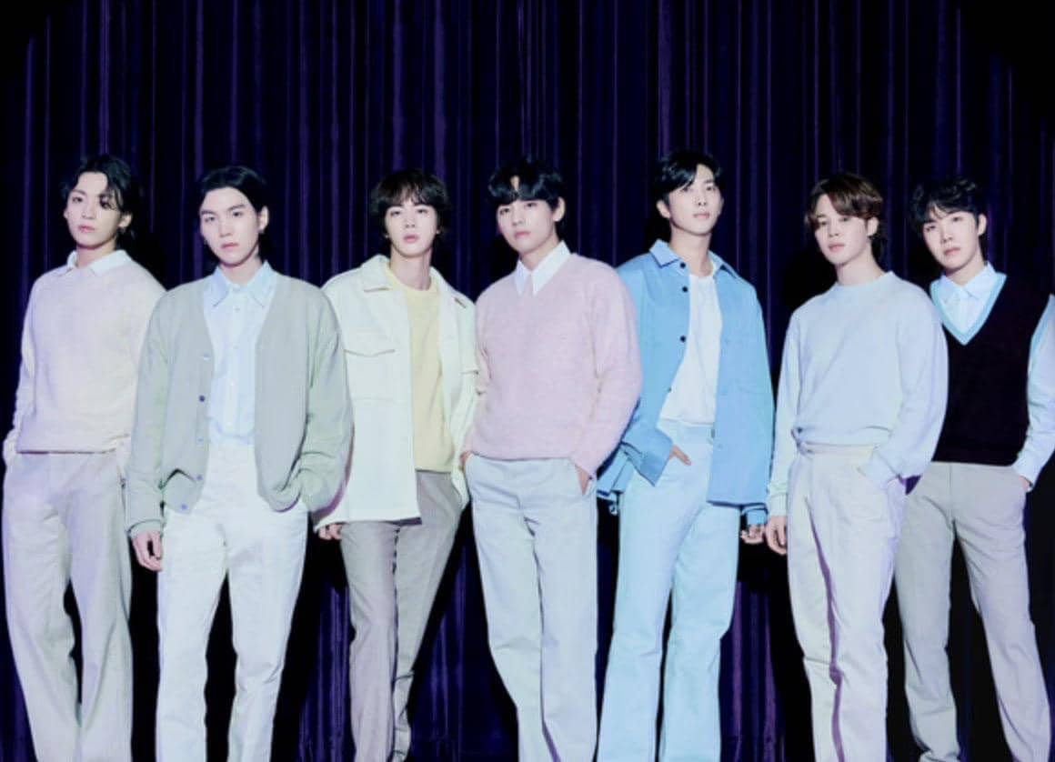 Potret para anggota BTS yang dibagikan melalui akun Instagram resmi bts_bighitofficial terkait grup K-pop tersebut.