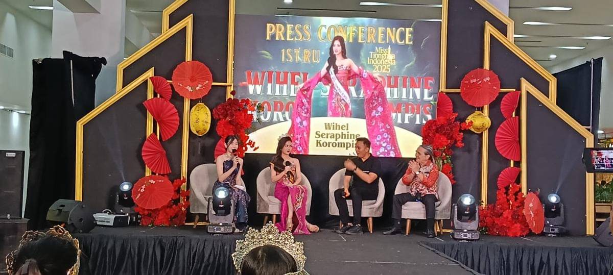 Wihel Seraphine Korompis dinobatkan jadi Runner Up Miss Tionghoa Indonesia 2025 mewakili Sumsel.