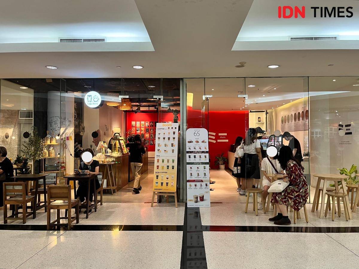 Potret Cafe Booms di Bangkok Art & Culture Centre, Thailand  