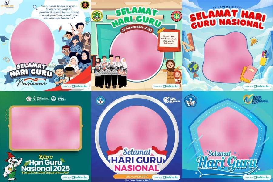 twibbon hari guru nasional 2025