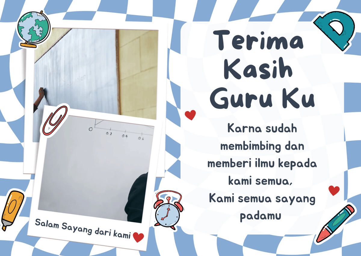 contoh kartu ucapan hari Guru Nasional 2025