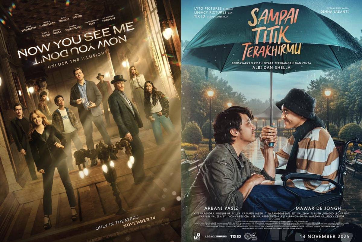 poster film Now You See Me: Now You Don’t dan Sampai Titik Terakhirmu (Instagram.com/lionsgate | instagram.com/arbaniyasiz)