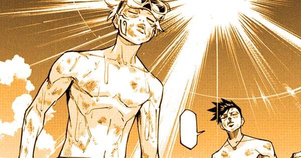 Wajah Maru dan Tsurugi bengkak akibat sengatan ubur-ubur - Jujutsu Kaisen Modulo