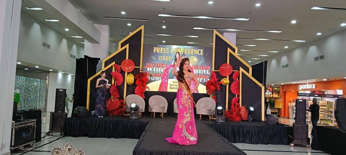 Wihel Seraphine Korompis dinobatkan jadi Runner Up Miss Tionghoa Indonesia 2025 mewakili Sumsel.