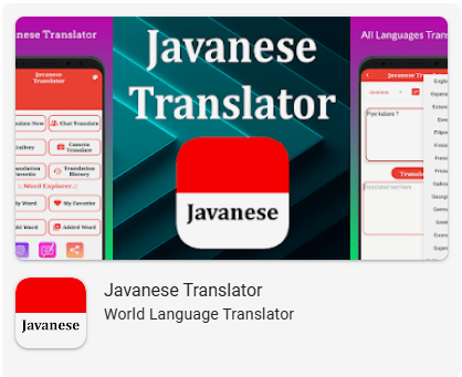 aplikasi translate bahasa Jawa krama alus