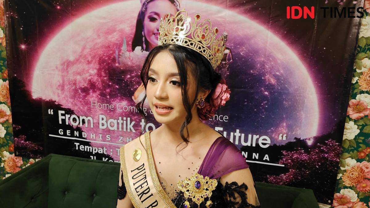 Putri Batik Cilik Indonesia 2025, Gendhis Zhillan Qamarinna.