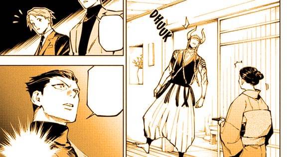 Usami melihat reaksi Dabla saat berhadapan dengan perempuan manusia - Jujutsu Kaisen Modulo