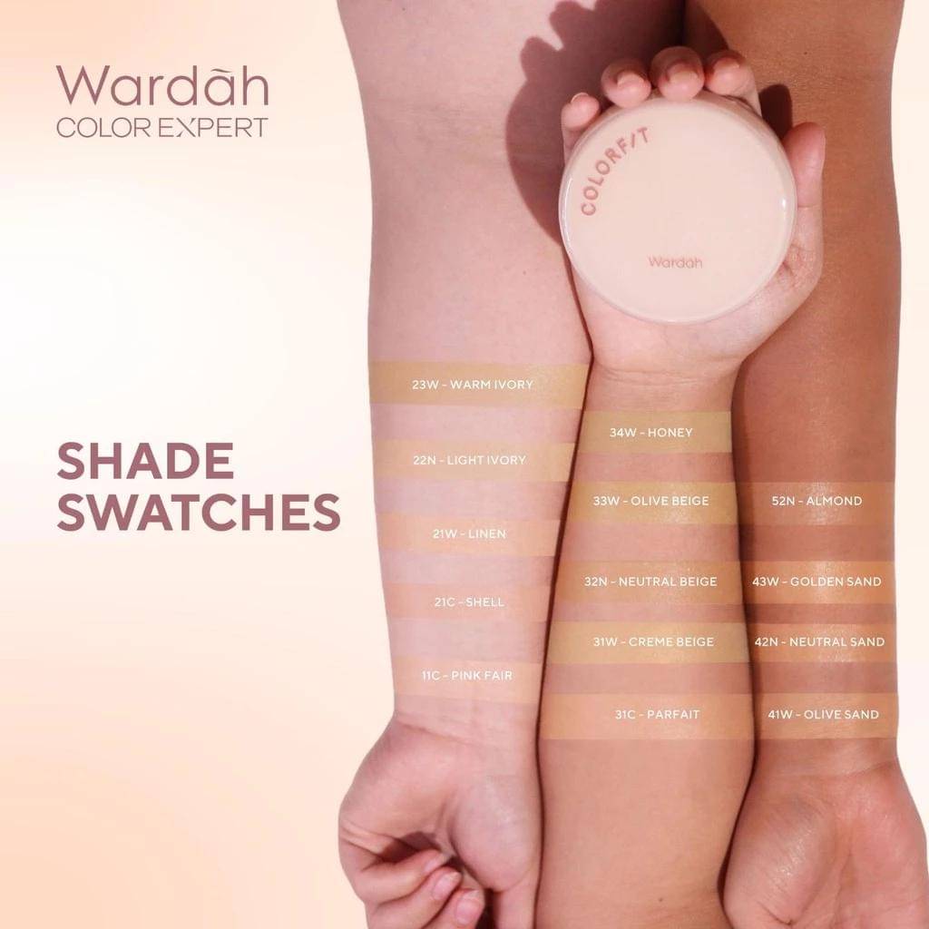 Wardah colorfit perfect glow cushion