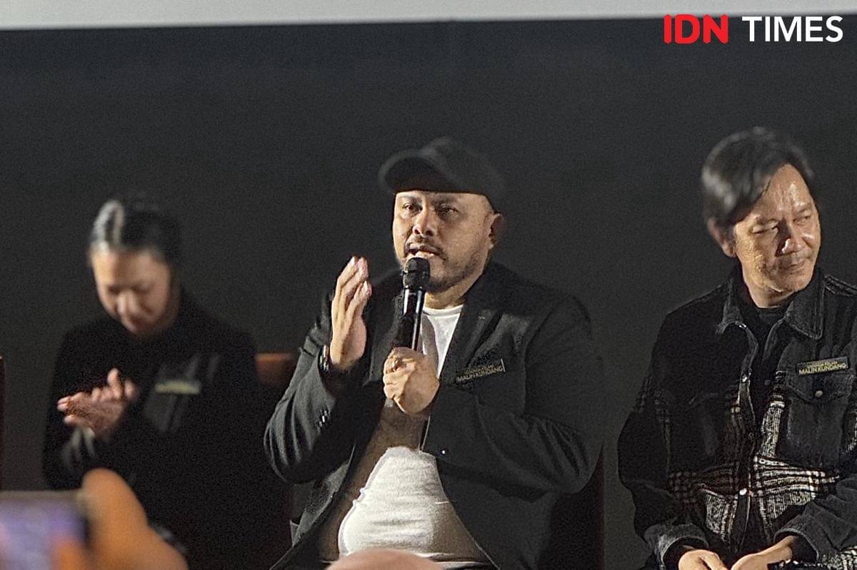 jajaran tim produksi film Legenda kelam Malin Kundang pada Senin (17/11/2025)