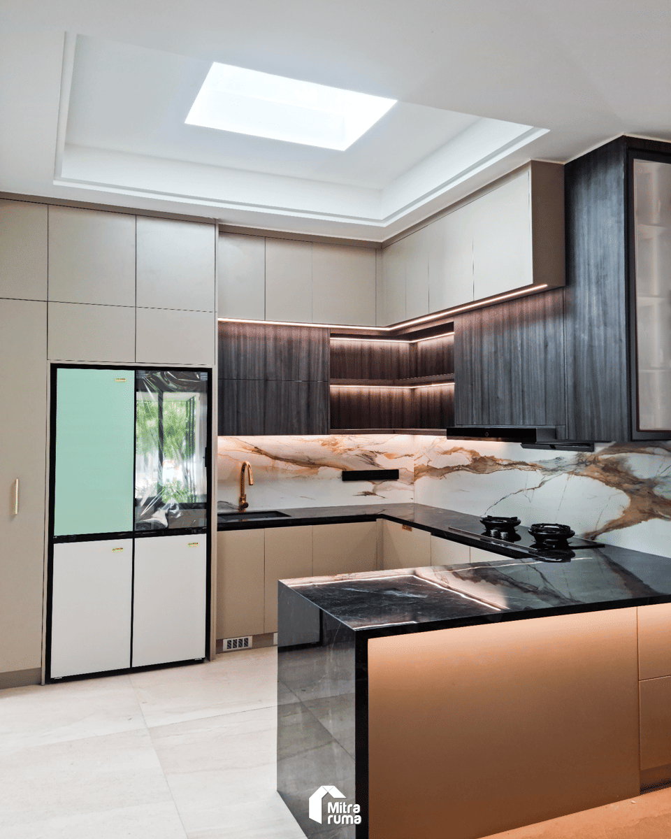 Inspirasi Dapur di Rumah Berkonsep Open Space