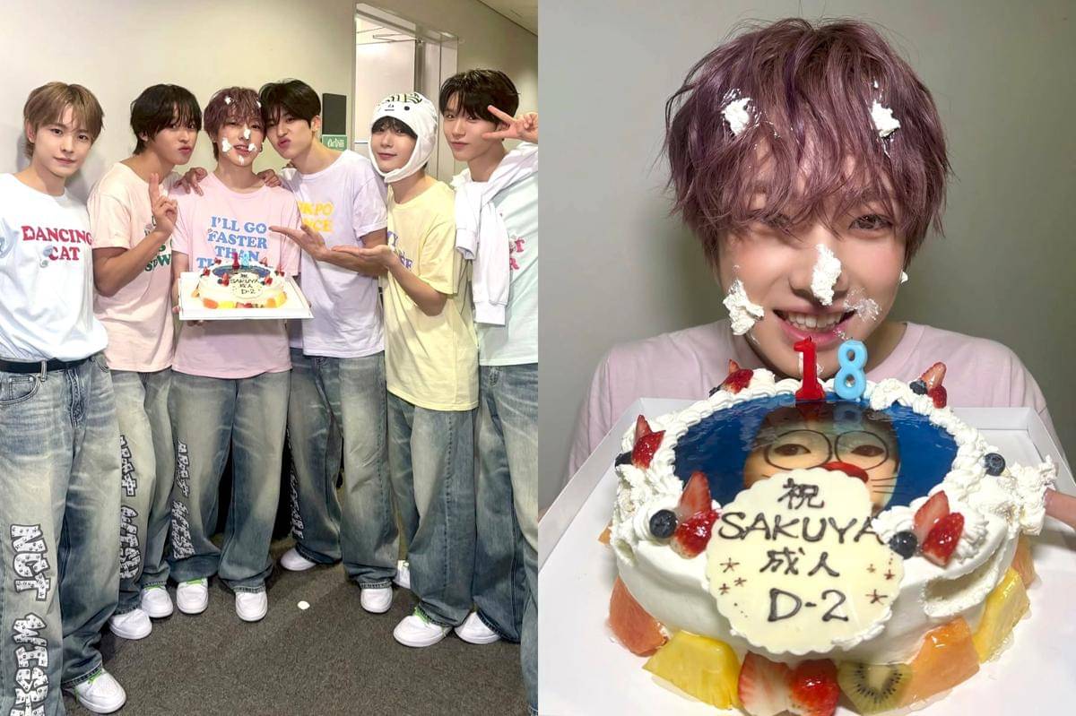 potret ulang tahun Sakuya NCT WISH