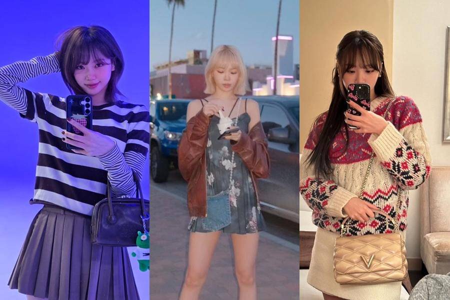 OOTD girly ala Chaewon LE SSERAFIM