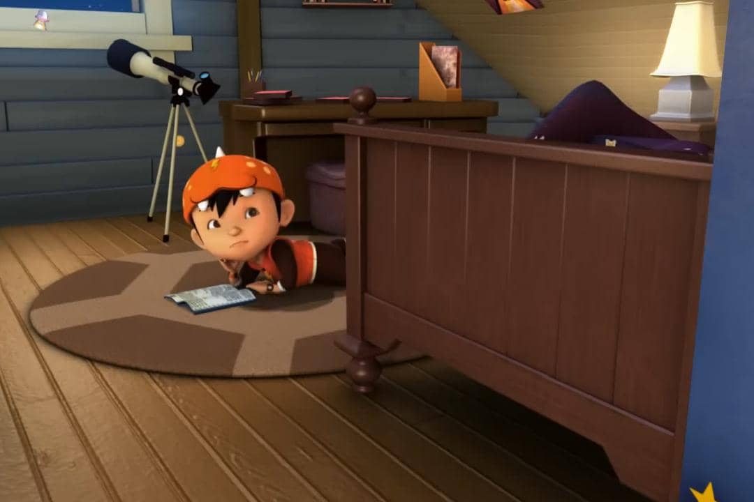 potret kamar BoBoiBoy yang cukup nyaman ditempati sendirian