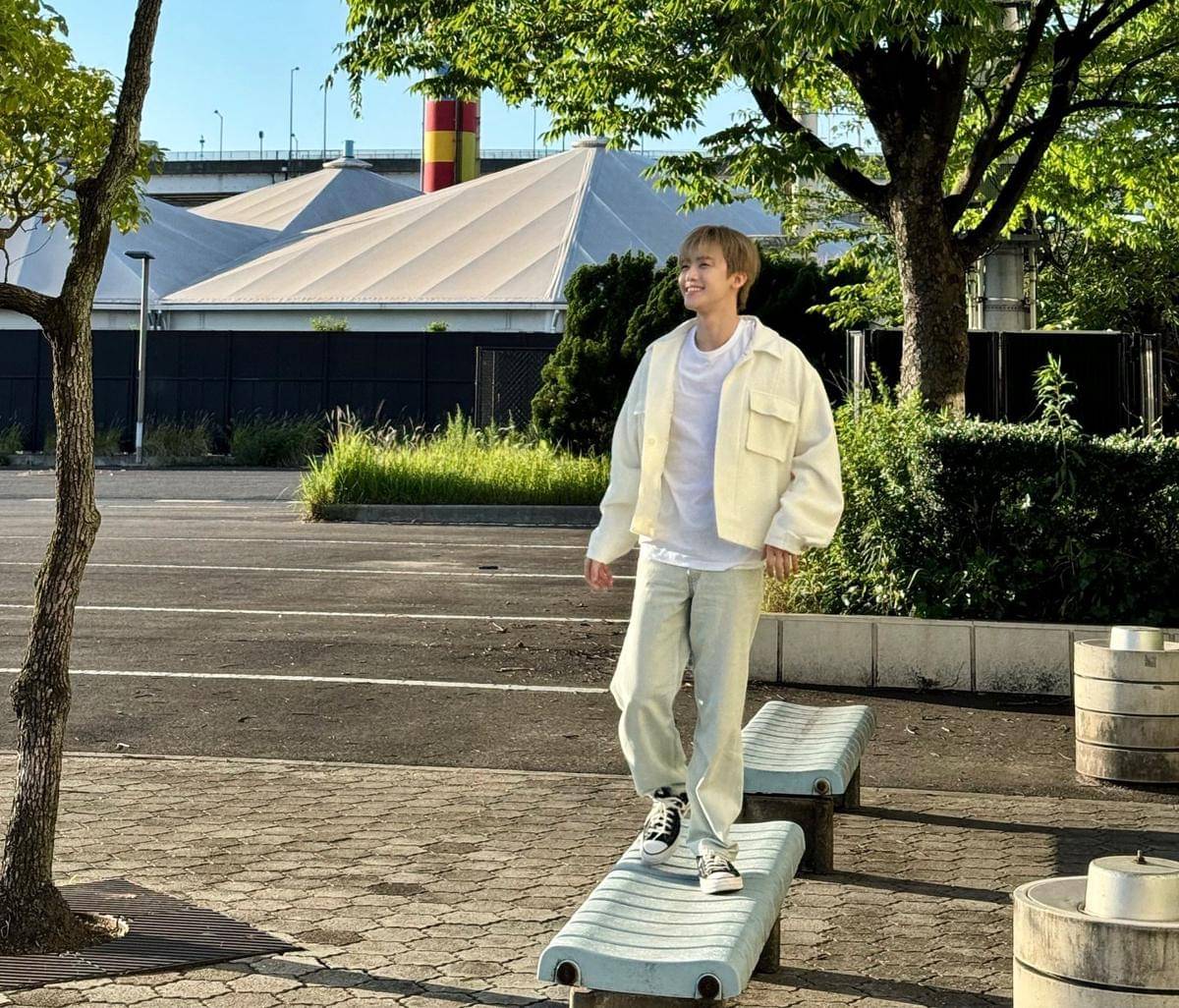 Outfit ngampus ala Jaemin NCT