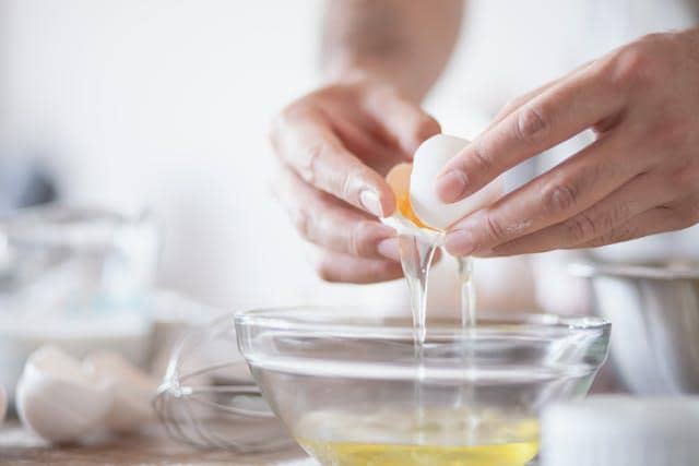 ilustrasi putih telur