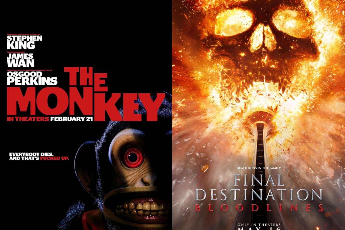 poster film The Monkey dan Final Destination: Bloodlines