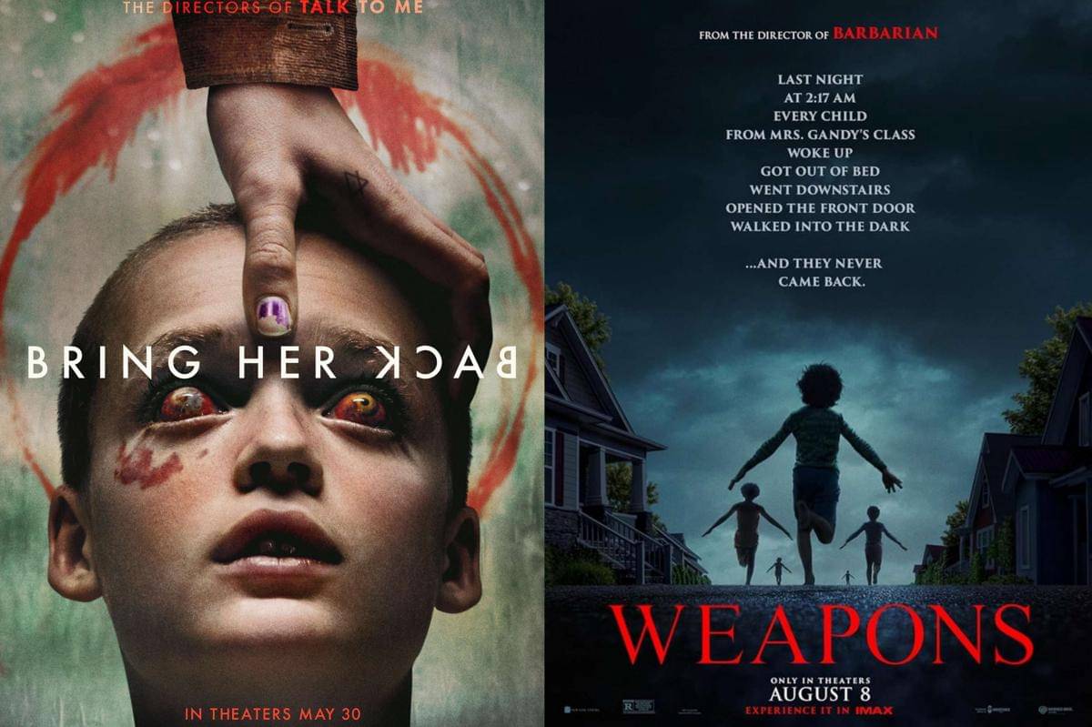poster film Bring Her Back dan Weapons