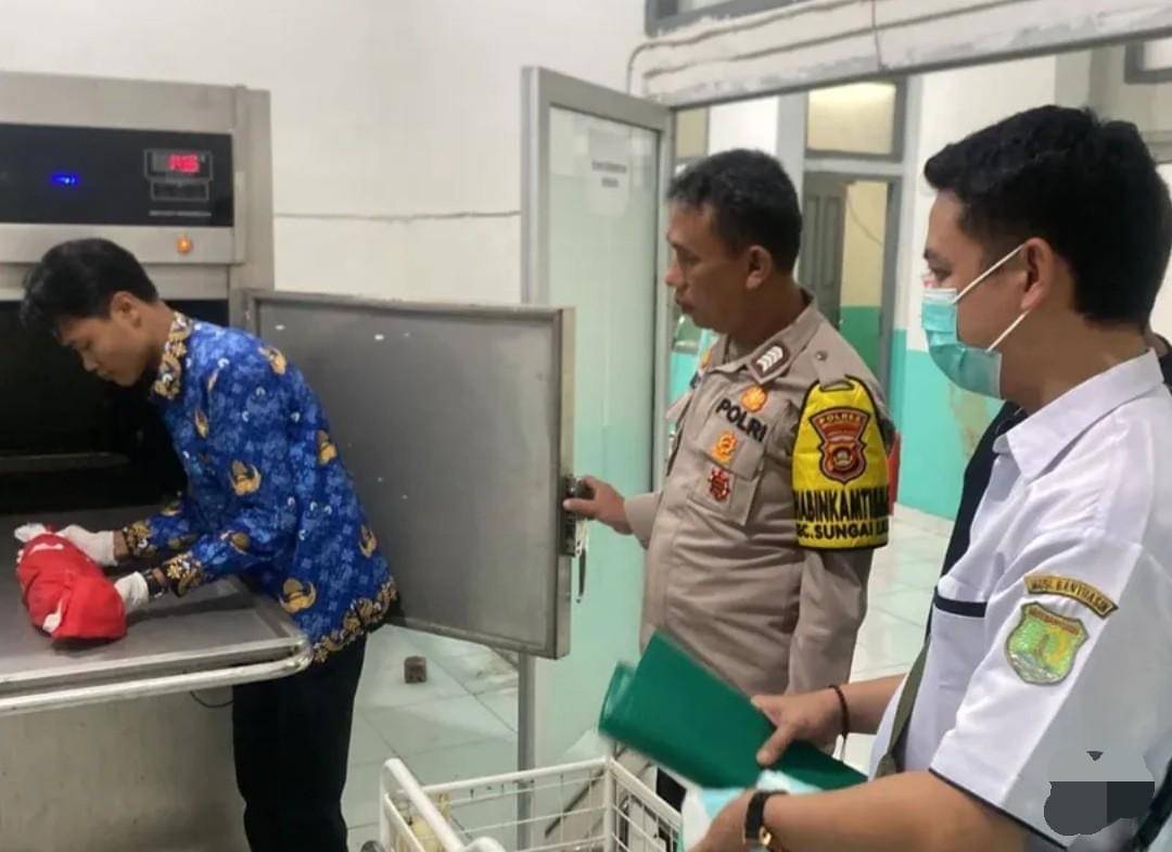 Bayi perempuan yang ditemukan di belakang ruko Sungai Lilin kini sudah meninggal dunia. (Dok. Polres Muba)