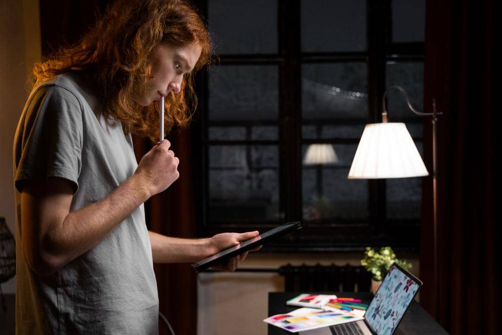 ilustrasi background artist