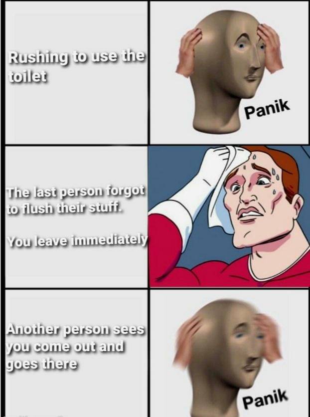 meme kartun tentang toilet sekolah