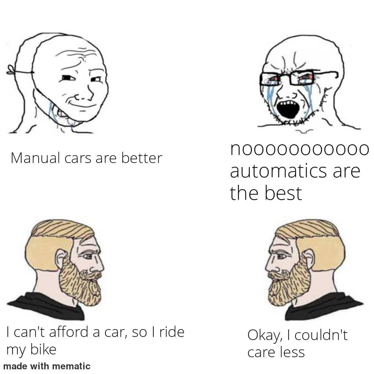 meme kartun tentang menyetir