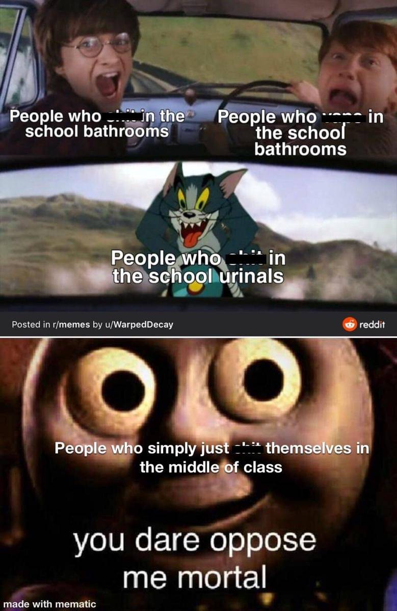 meme kartun tentang toilet sekolah